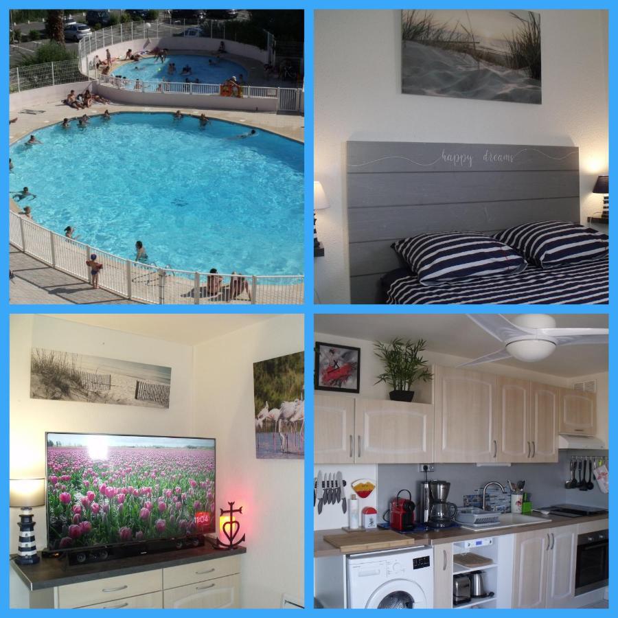 Appartement T2, 7 Jours Minimum, Climatise, 3 Etoiles, 40M2 ,Parking Prive, Mer 300M, Wifi, Piscines, Tres Propre, Ascenseurs, En Etage لو غراو دو روا المظهر الخارجي الصورة